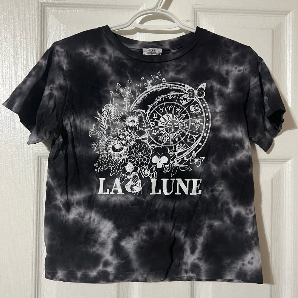 Ardene La Lune Cropped Graphic Tee, Med - Picture 2 of 4